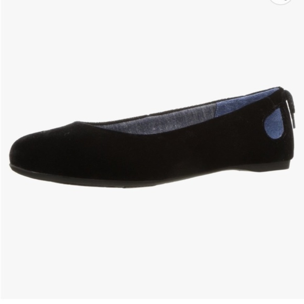 Dr. Scholls Gossip Memory Foam Cool Fit Slip On Ballet Flats Black size 7